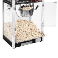 Royal Catering Profesionalni zmogljivi stroj za popcorn nastavljiv 230V 1,6 kW črn