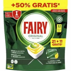 Fairy Pastilke za pomivanje posode Lemon Fairy 32 enot