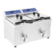 Royal Catering Royal Catering 2x 10L indukcijski dvojni cvrtnik 7000W 230V