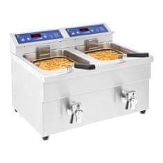 Royal Catering Royal Catering 2x 10L indukcijski dvojni cvrtnik 7000W 230V