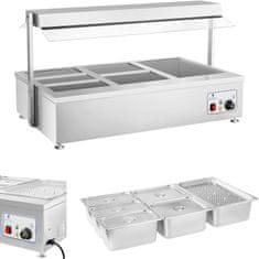 Noah Prostostoječi suhi grelnik brez vode 6 x GN 150 mm 55L Royal Catering