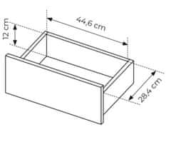 Trianova Visoka komoda Dast A 2D2S