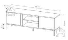 Trianova TV komoda Dast mala