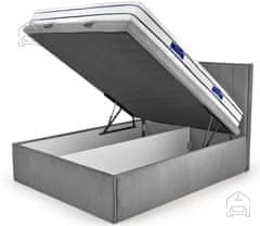 Trianova Dvižna postelja Asento 160x200 cm - gorčica