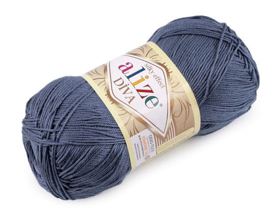 Alize Pletena preja Diva 100 g - (353) blue jeans