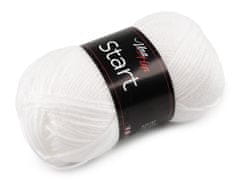 Pletena preja Start 50 g - (4002) bela