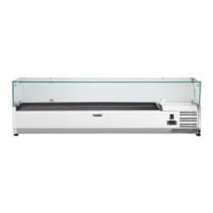 Royal Catering Hladilni pladenj s steklenim pokrovom 7x GN1/4 150cm