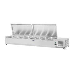 Royal Catering Hladilni pladenj z jeklenim pokrovom 8x GN1/3 180 cm