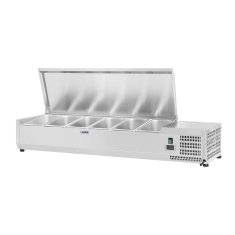 Royal Catering Hladilni pladenj z jeklenim pokrovom 5x GN1/3 in 1x GN1/2 150cm