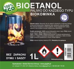 Miramarket Bioetanol BIO gorivo za biokamin 1L