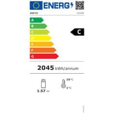 Noah Vitrina za slaščice na kolesih 5 polic 280L LED - črna