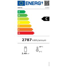 Noah Mobilna 2-stolpna enota za prikazovanje slaščic LED 610L