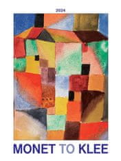 Koledar 2024 Monet do Klee, stenski koledar