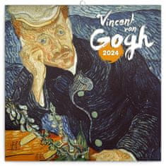 Opomba koledar 2024: Vincent van Gogh, 30 × 30 cm