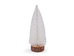 Okras za božično drevo - bele bleščice