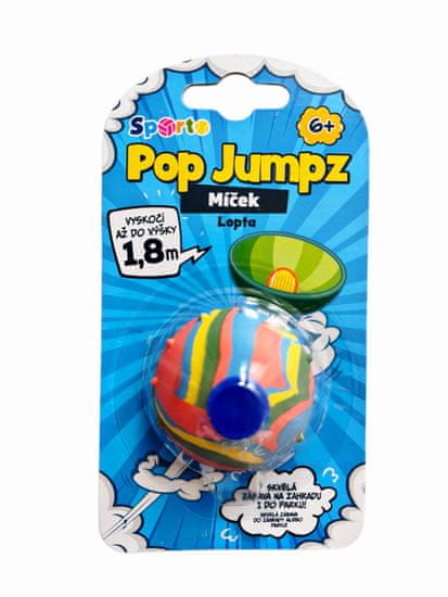 Mac Toys Žoga SPORTO Pop Jumpz