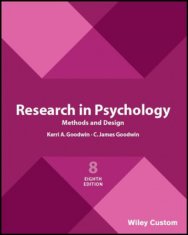 Research in Psychology Methods and Design 8e