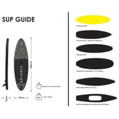 Gymrex SUP napihljiva plavalna deska z dodatki Balance Line 135 kg