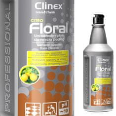 Clinex CLINEX Floral - Citro 1L čistilo za tla brez prog, dišava za sijaj