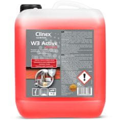 Clinex CLINEX W3 Active SHIELD 5L Čistilo za kopalnice za stranišča odstranjuje rjo, vodni kamen in milo