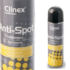 Clinex Odstranjevalec madežev za preproge in oblazinjeno pohištvo odstranjuje žvečilni gumi katranski vosek CLINEX Anti-Spot 250ML