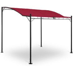 ACTIVESHOP Vrtni nadstrešek prostostoječi gazebo 2,6 x 3 x 2,5 m rdeča