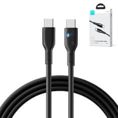 PRO Kabel USB-C z LED 100W 2m črn