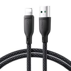 Joyroom Kabel za iPhone Večbarvna serija USB-A - Lightning 3A 1m črn