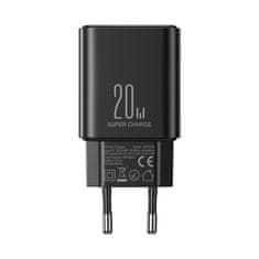 Joyroom USB-C 20W PD omrežni polnilnik s kablom za iPhone Lightning črn