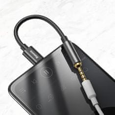 BASEUS Adapter za slušalke L54 iz USB-C na 3,5-milimetrski avdio priključek DAC črn