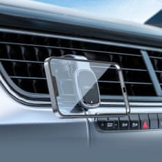 PRO Avtomobilski magnetni nosilec telefona za prezračevalno rešetko sive barve