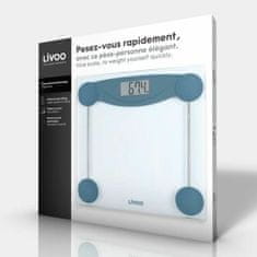 Livoo Digitalna kopalniška tehtnica Livoo DOM426B Modro kaljeno steklo 180 kg