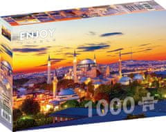 ENJOY Puzzle Hagia Sofia ob sončnem zahodu, Istanbul 1000 kosov