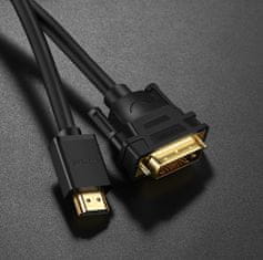 PRO Adapterski kabel HDMI - DVI 4K 60Hz 30AWG 1m črn