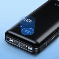 Choetech Lahka powerbank 20000mAh PD 45W 2x USB 1x USB-C - črna