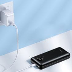 Choetech Lahka powerbank 20000mAh PD 45W 2x USB 1x USB-C - črna