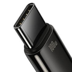 BASEUS Tungsten Gold Kabel USB-USB-C 480Mb-s 100W 1m črn