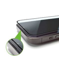 PRO 9H kaljeno steklo z okvirjem za namestitev za iPhone 15 Premium Glass črno