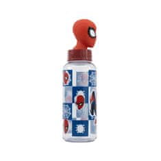 Stor Plastična plastenka 3D s figuro Spidermana, 560ml, 74859