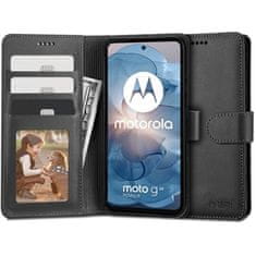 Tech-protect Wallet knjižni ovitek za Motorola Moto G24 / G24 Power / G04, črna