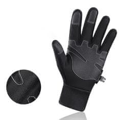Noah Športne rokavice na dotik za telefon izolirane proti zdrsu velikost S črna
