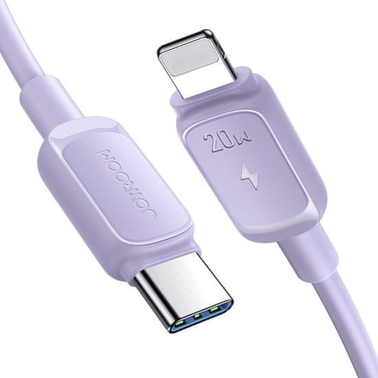 Joyroom Kabel iPhone USB-C - Lightning 20W 1,2 m vijolične barve