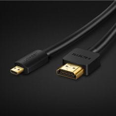 Noah Adapterski kabel HDMI - mikro HDMI 2.0v 4K 60Hz 30AWG 1,5 m črn