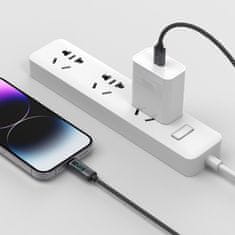 Joyroom Kabel za iPhone z zaslonom LED Lightning - USB-C 2,4A 1,2 m črn