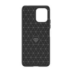 HURTEL Prilagodljiv ovitek za Xiaomi Redmi 12 Carbon Case black