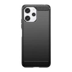 HURTEL Prilagodljiv ovitek za Xiaomi Redmi 12 Carbon Case black