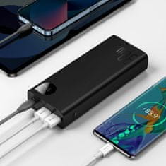 BASEUS Adaman powerbank 20000mAh 30W črna + kabel USB-C