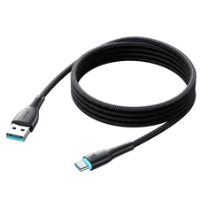 Joyroom Kabel Starry Series USB-A - USB-C 100W 1m črn