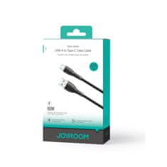 Joyroom Kabel Starry Series USB-A - USB-C 100W 1m črn