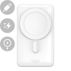 shumee Powerbank z MagSafe brezžičnim polnjenjem 10000mAh 20W USB-C kabel 0,5m bel